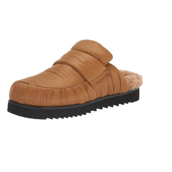 ASH Gong Faux Fur Puff Lined Loafer Mule Shoe Slippers Size 7 | 37 - Picture 4 of 9